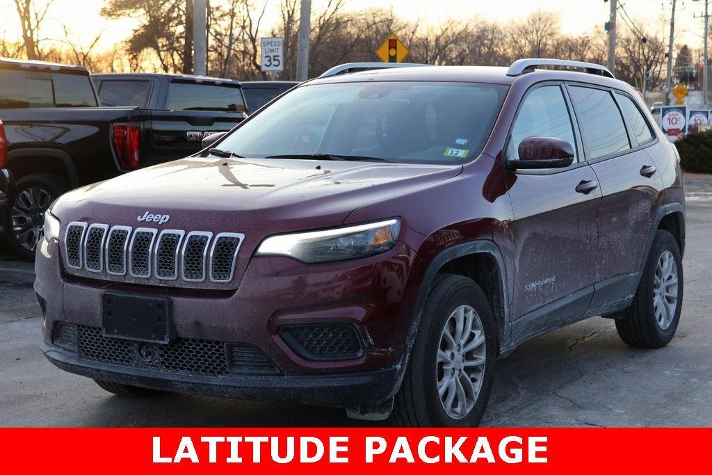 used 2021 Jeep Cherokee car, priced at $19,903