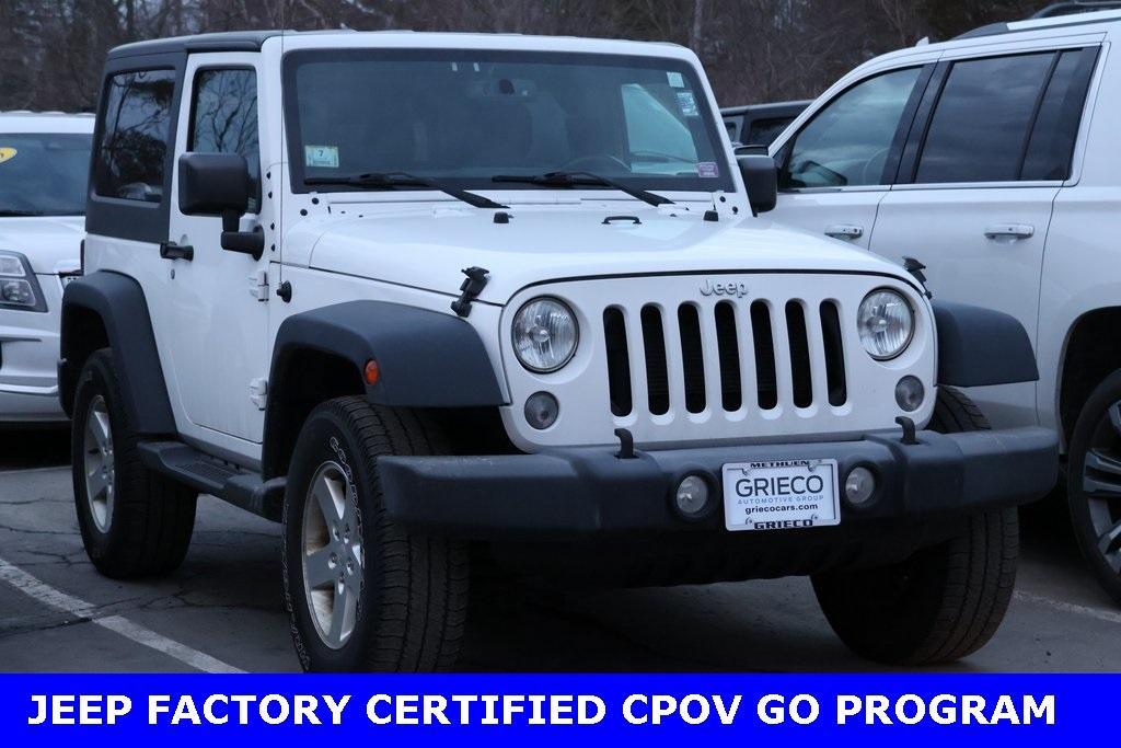 used 2016 Jeep Wrangler car, priced at $16,903