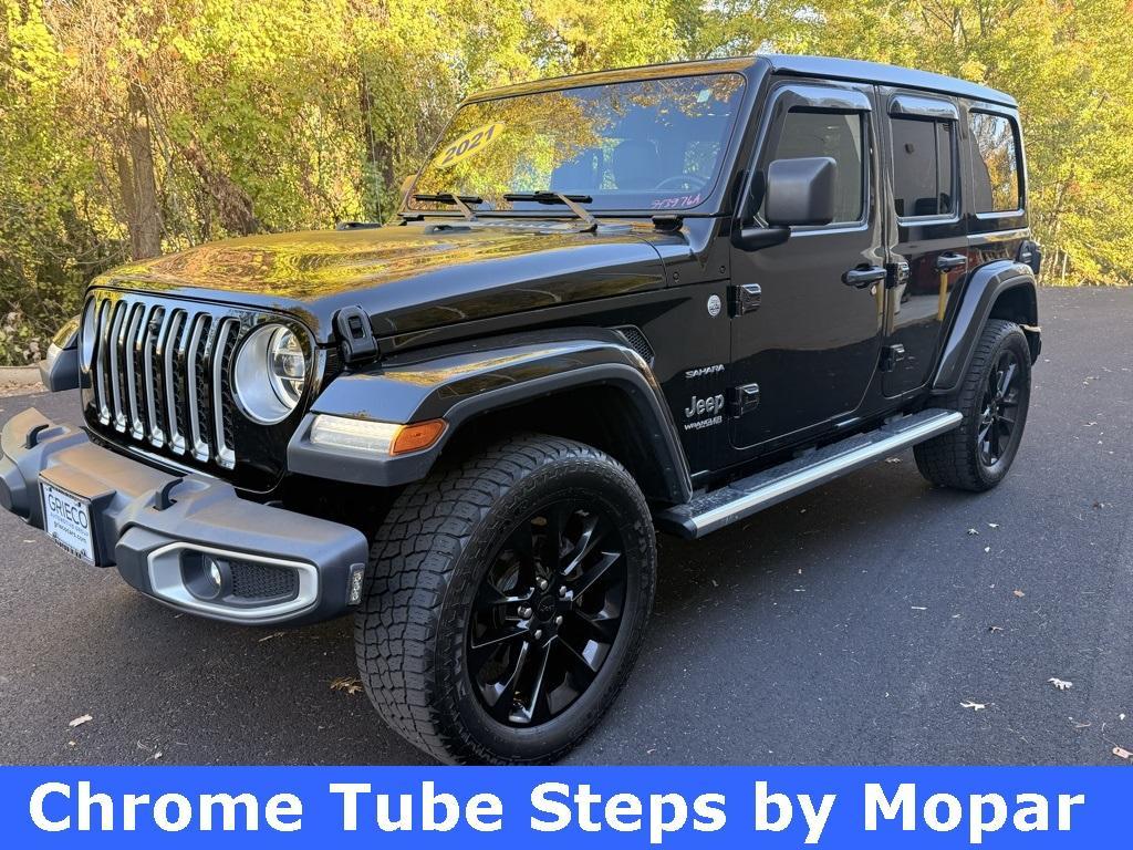 used 2021 Jeep Wrangler Unlimited car, priced at $32,413