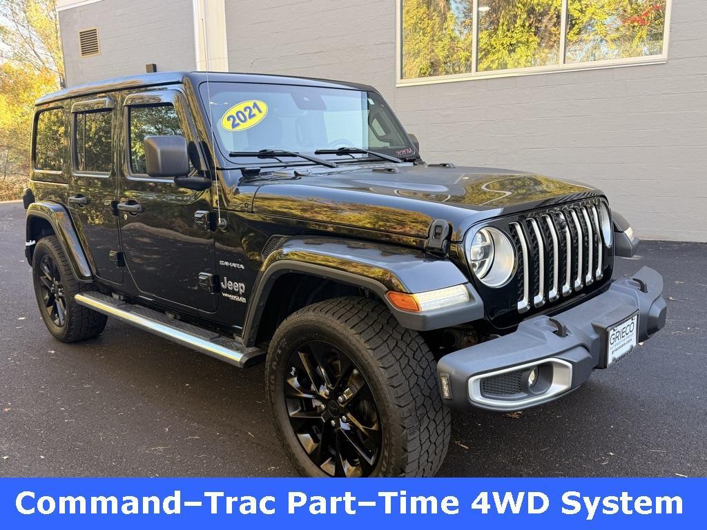 used 2021 Jeep Wrangler Unlimited car, priced at $32,413