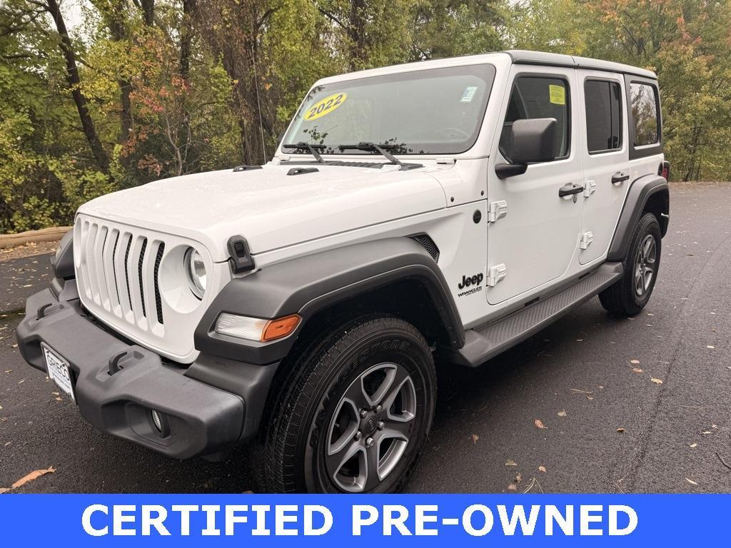 used 2022 Jeep Wrangler Unlimited car, priced at $27,910