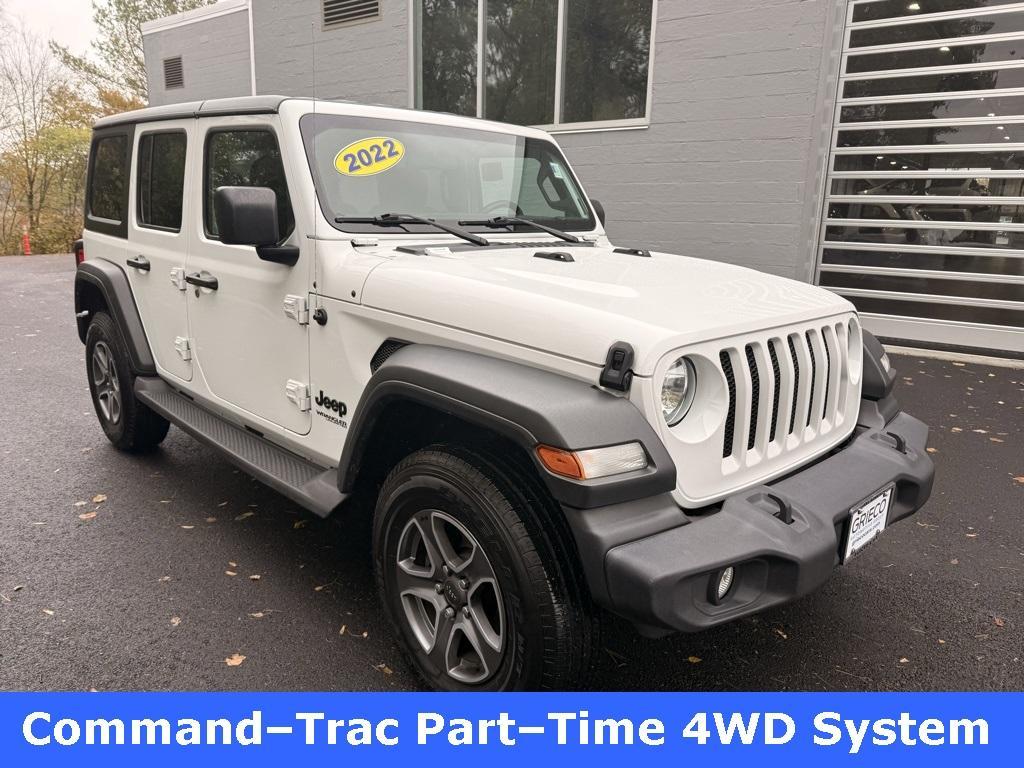 used 2022 Jeep Wrangler Unlimited car, priced at $26,404
