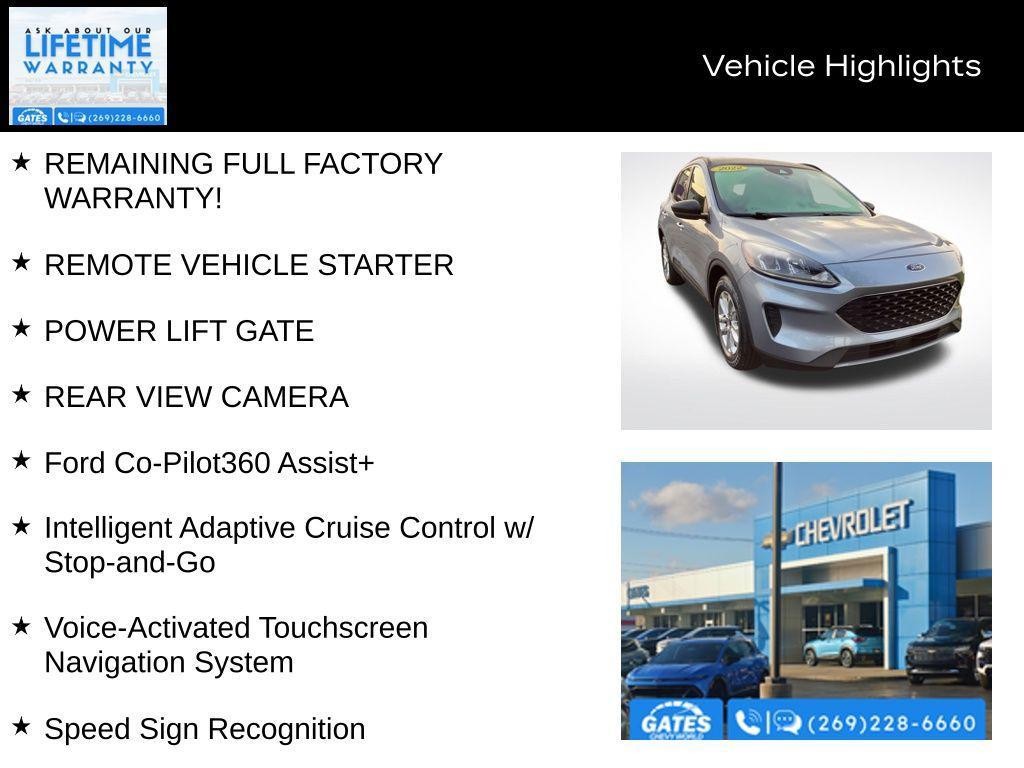used 2022 Ford Escape car, priced at $21,993