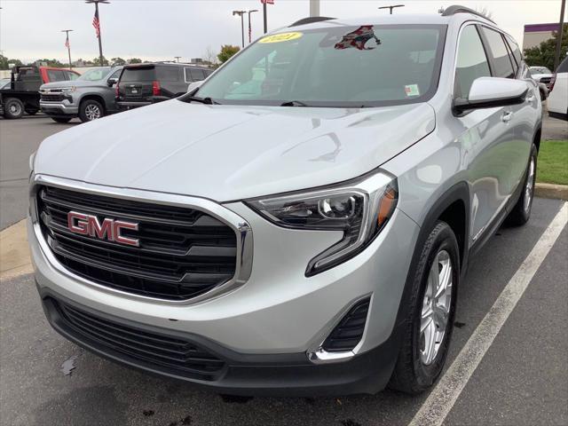 used 2021 GMC Terrain car, priced at $23,528