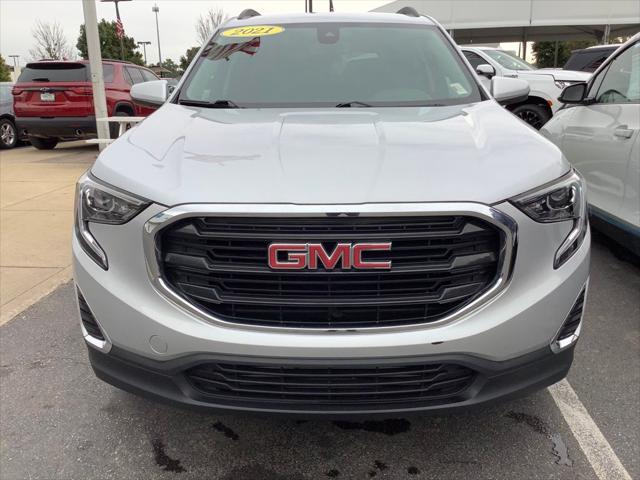 used 2021 GMC Terrain car, priced at $23,528