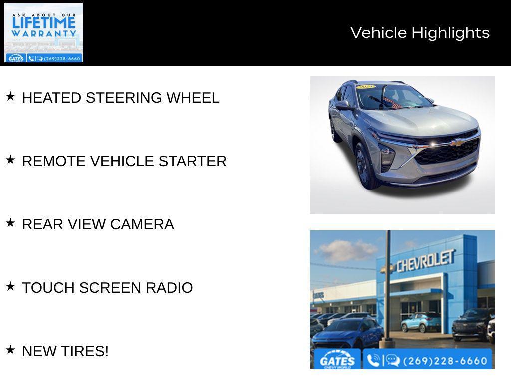 used 2024 Chevrolet Trax car, priced at $23,793