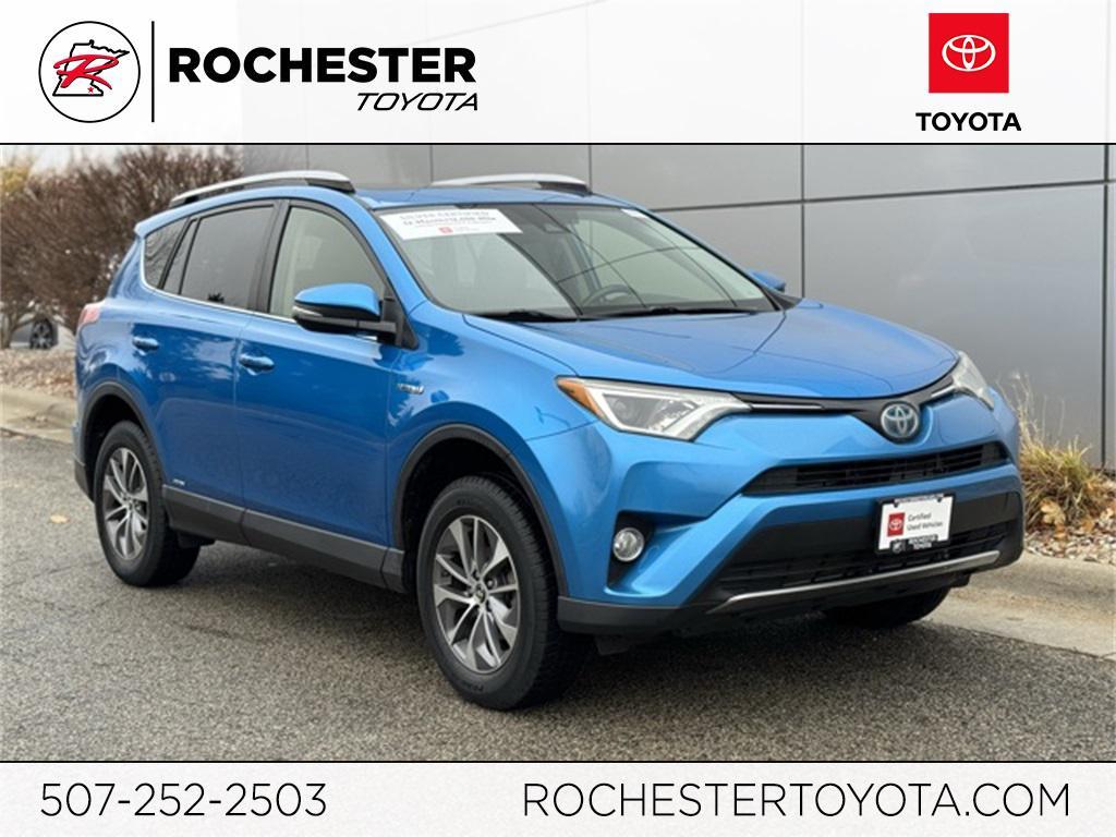 used 2018 Toyota RAV4 Hybrid car, priced at $23,497