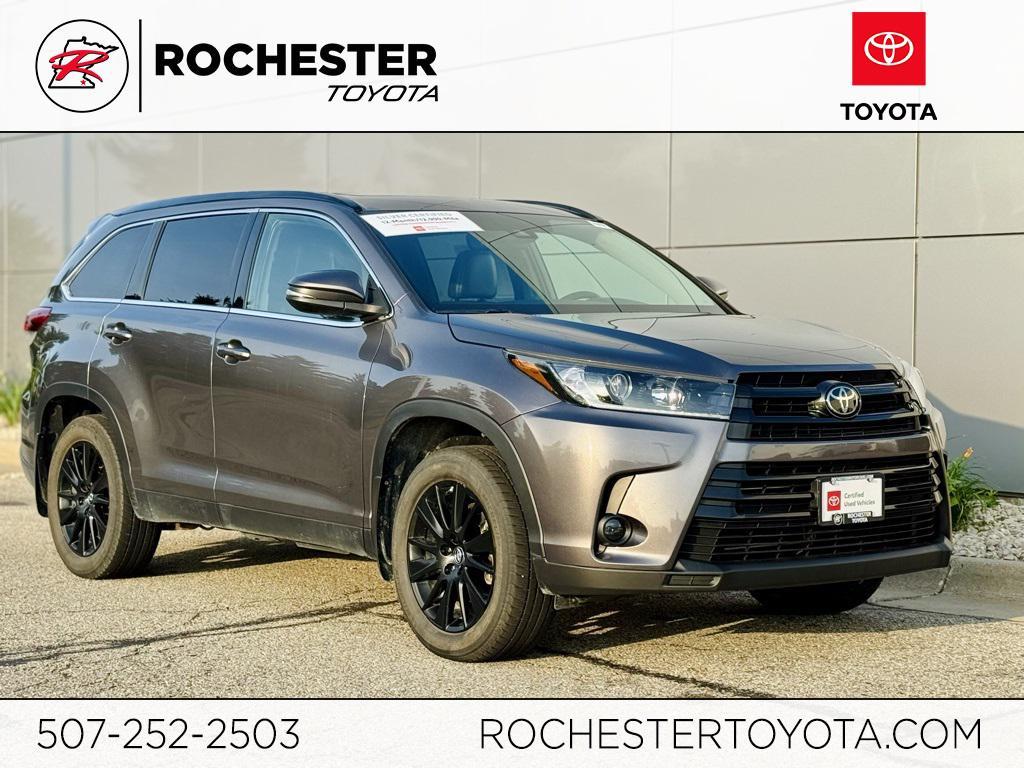 used 2019 Toyota Highlander car, priced at $24,497
