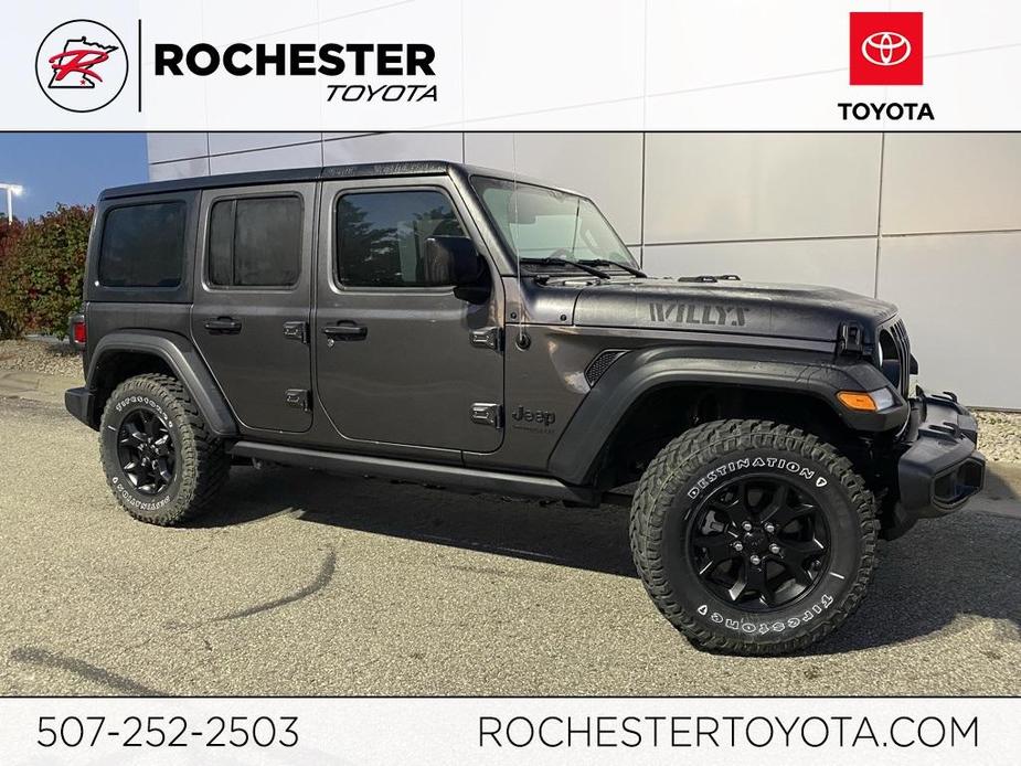 used 2021 Jeep Wrangler Unlimited car, priced at $34,499