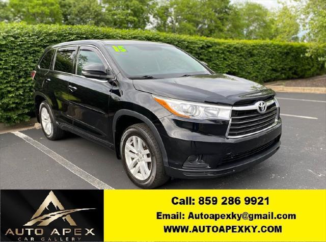 used 2015 Toyota Highlander car, priced at $13,900