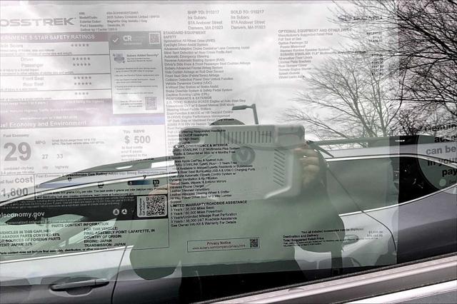 new 2025 Subaru Crosstrek car, priced at $34,372