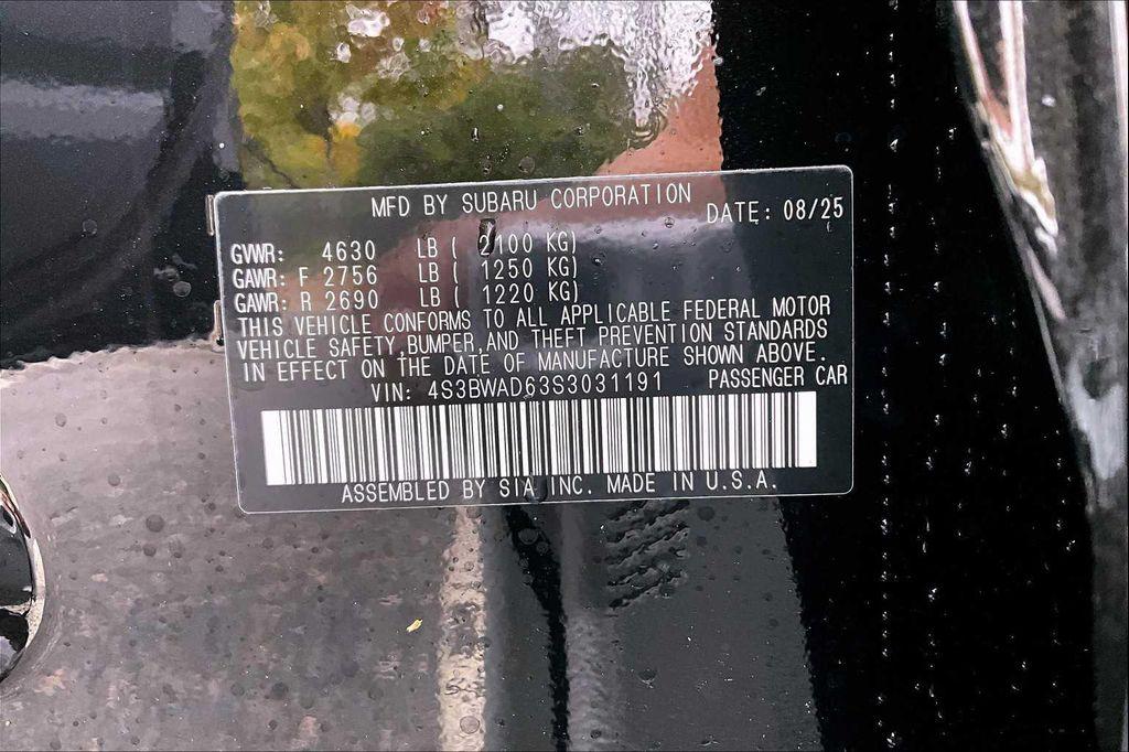 new 2025 Subaru Legacy car, priced at $29,242