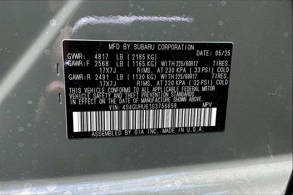 new 2025 Subaru Crosstrek car, priced at $34,493