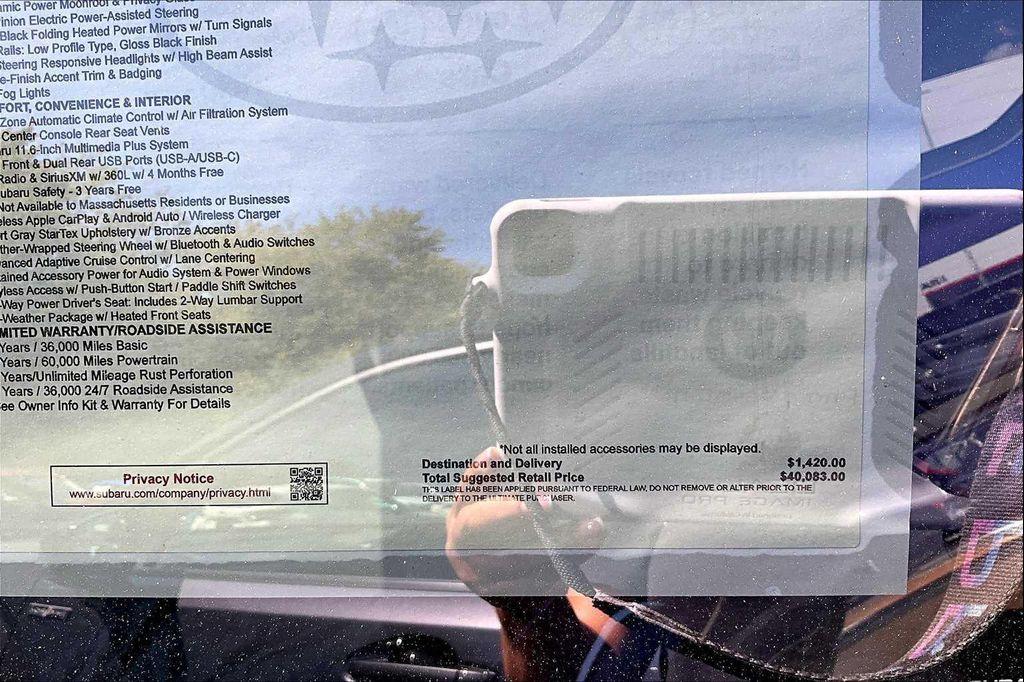 new 2025 Subaru Forester car, priced at $36,032