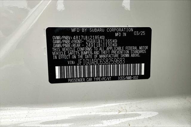 new 2025 Subaru Impreza car, priced at $23,666