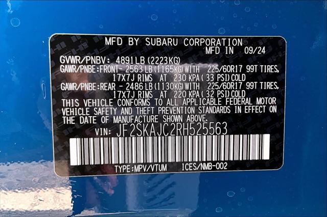 new 2024 Subaru Forester car, priced at $34,703