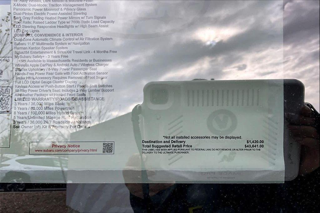 new 2025 Subaru Forester Hybrid car, priced at $39,528