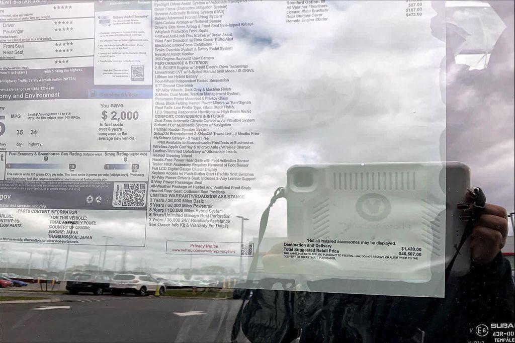 new 2025 Subaru Forester Hybrid car, priced at $42,231