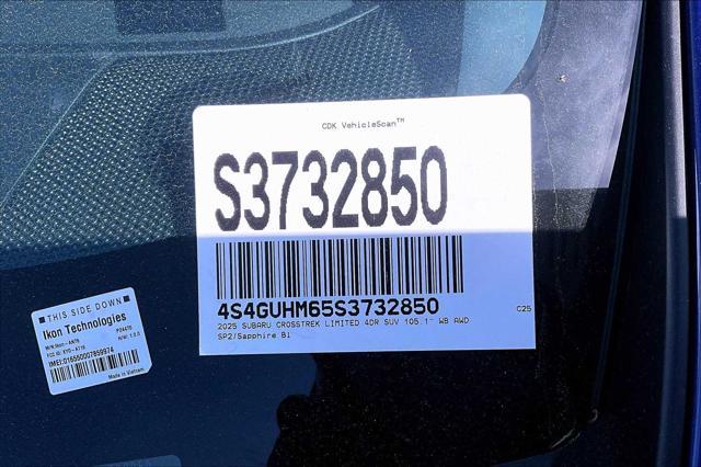 new 2025 Subaru Crosstrek car, priced at $32,268