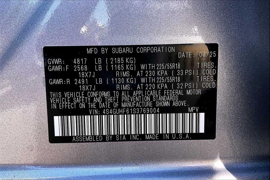 new 2025 Subaru Crosstrek car, priced at $31,201