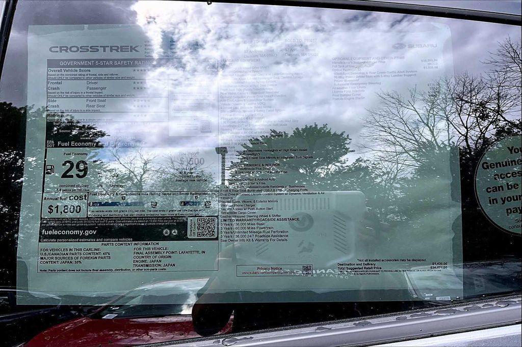 new 2025 Subaru Crosstrek car, priced at $31,201