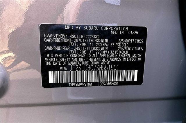 new 2025 Subaru Forester car, priced at $33,008
