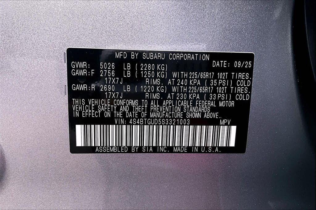 new 2025 Subaru Outback car, priced at $41,262