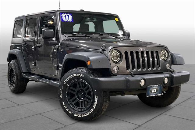 used 2017 Jeep Wrangler Unlimited car, priced at $17,400