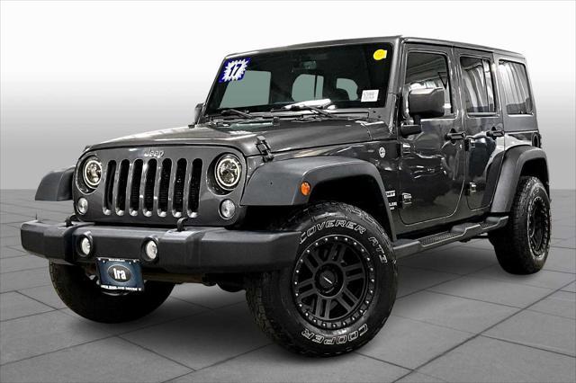 used 2017 Jeep Wrangler Unlimited car, priced at $17,589