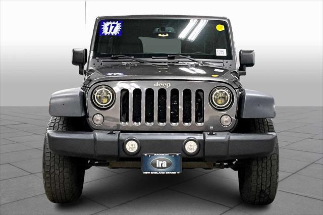 used 2017 Jeep Wrangler Unlimited car, priced at $17,400