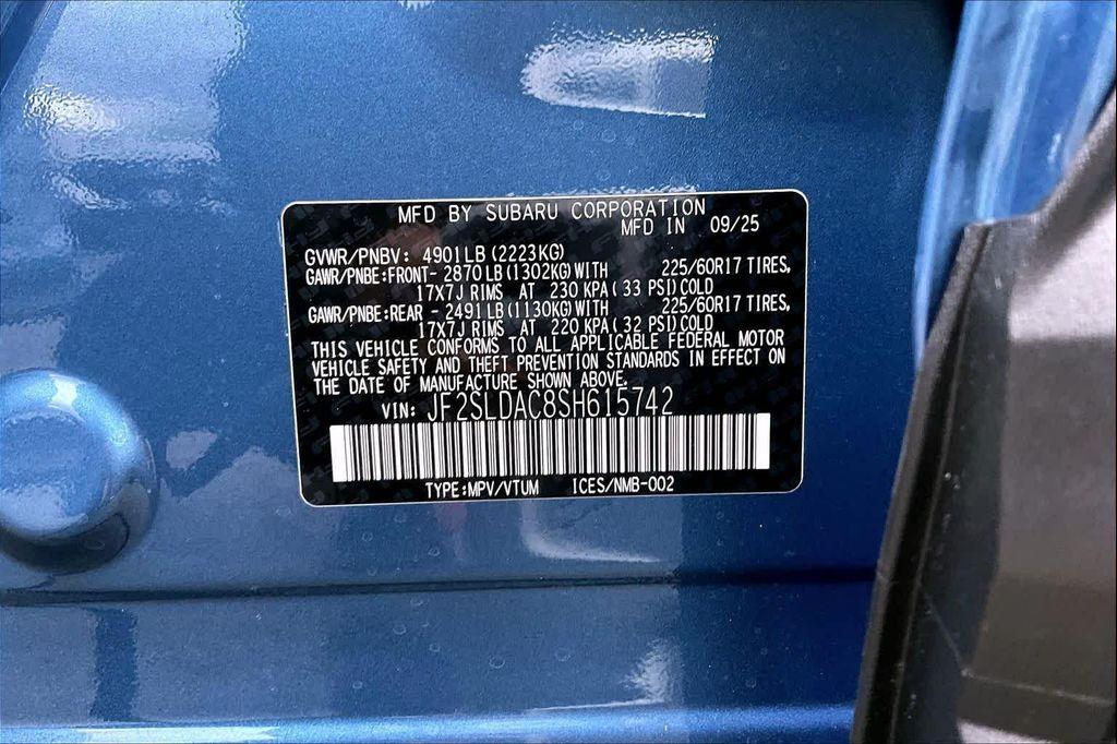 new 2025 Subaru Forester car, priced at $29,472