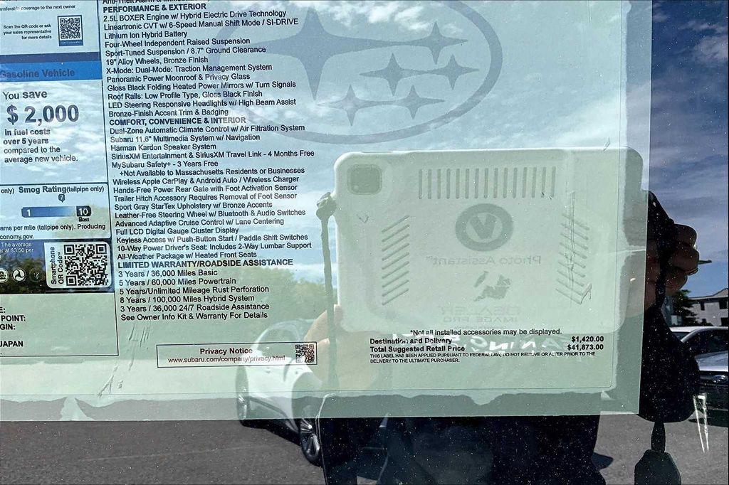 new 2025 Subaru Forester Hybrid car, priced at $38,174