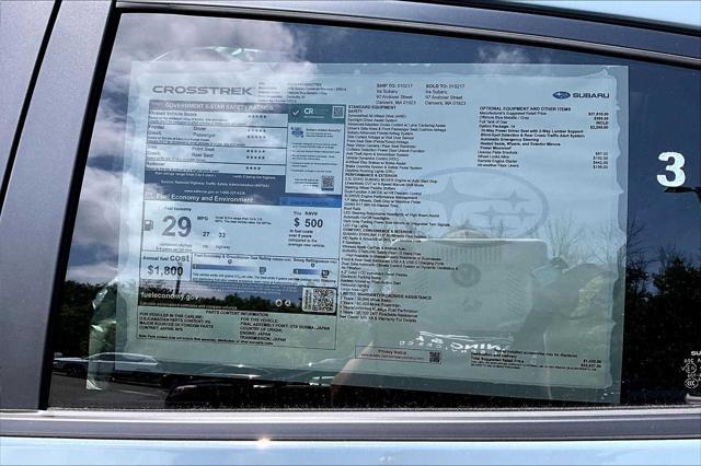 new 2025 Subaru Crosstrek car, priced at $29,900
