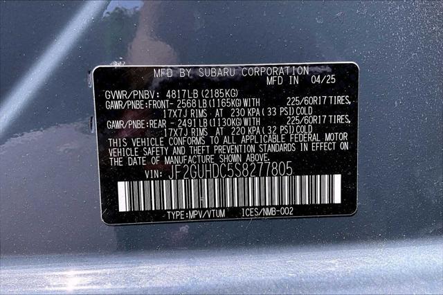 new 2025 Subaru Crosstrek car, priced at $29,900