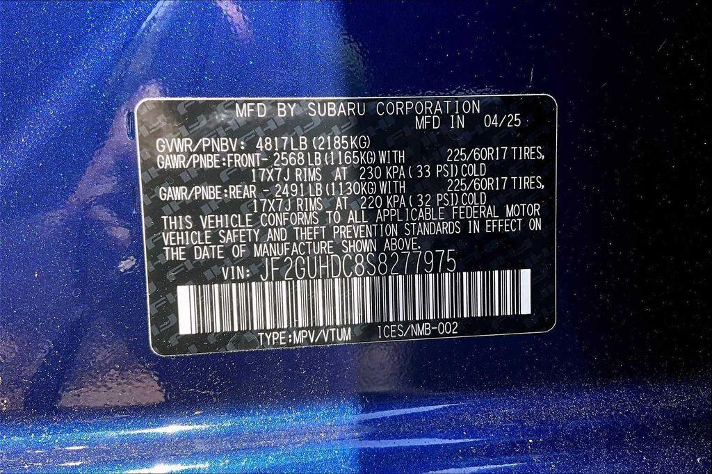 new 2025 Subaru Crosstrek car, priced at $29,694