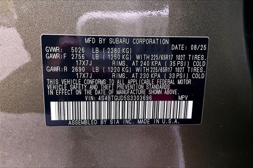 new 2025 Subaru Outback car, priced at $41,321