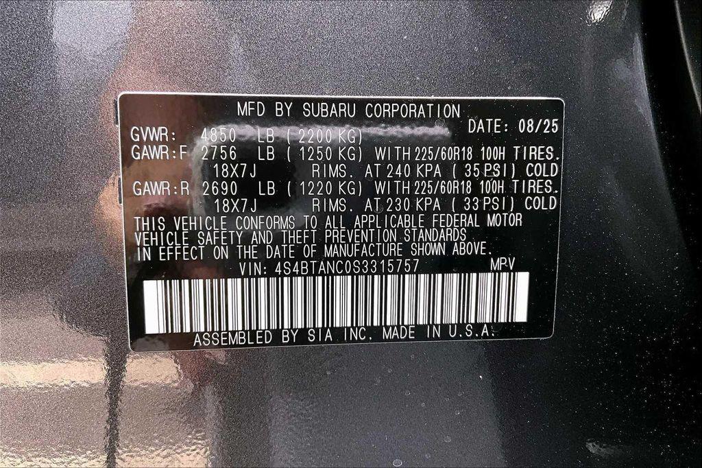 new 2025 Subaru Outback car, priced at $38,298