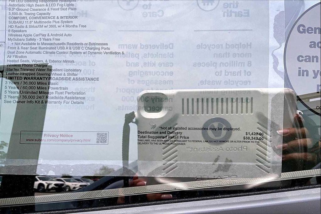 new 2025 Subaru Crosstrek car, priced at $34,560