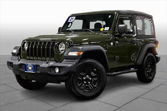 used 2021 Jeep Wrangler car, priced at $27,897