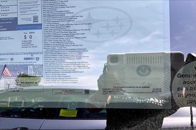 new 2025 Subaru Outback car, priced at $32,570