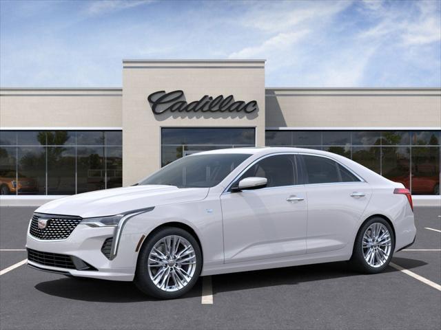 new 2025 Cadillac CT4 car, priced at $55,324