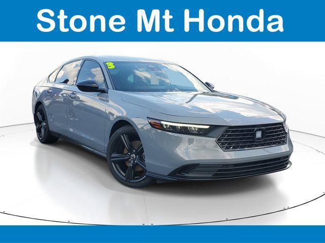 used 2023 Honda Accord Hybrid car, priced at $27,350
