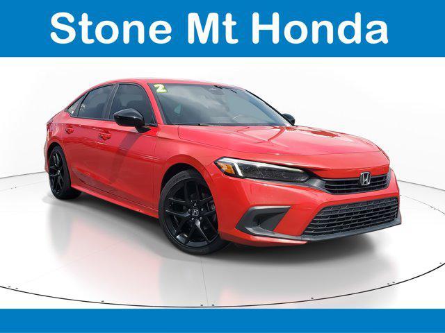 used 2022 Honda Civic car, priced at $21,943