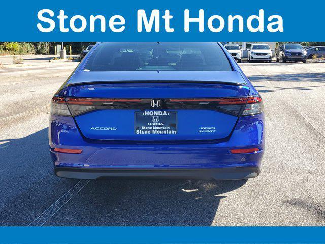 new 2025 Honda Accord Hybrid car, priced at $33,700