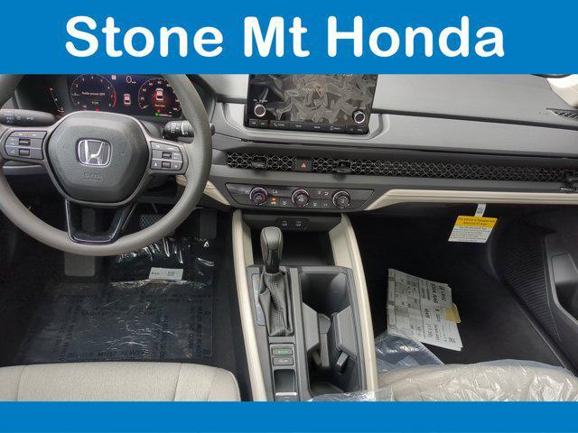 new 2025 Honda Accord car, priced at $29,445