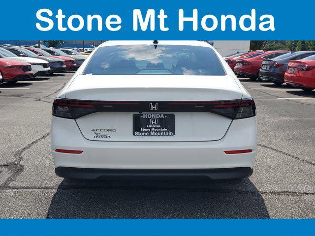 new 2025 Honda Accord car, priced at $29,875