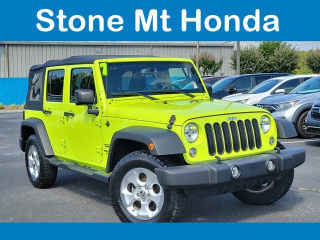 used 2017 Jeep Wrangler Unlimited car, priced at $23,899