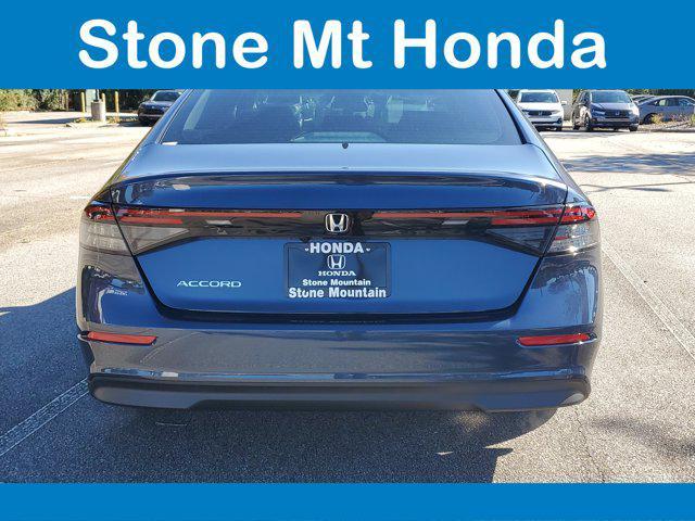 new 2025 Honda Accord car, priced at $30,319