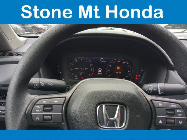 new 2025 Honda Accord car, priced at $29,445