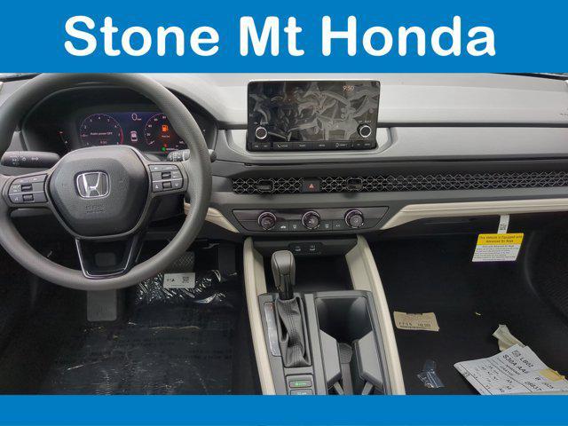 new 2025 Honda Accord car, priced at $29,445